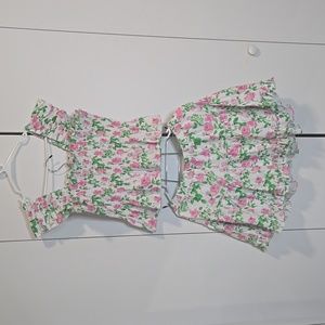 Hill House Home Paz Set Pink Roses